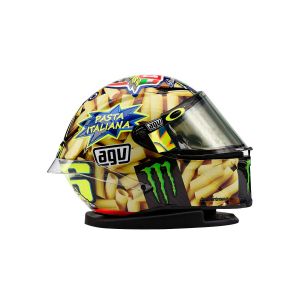 Valentino Rossi Casque R&eacute;plique miniature 1:5 Mini Casque &ndash;VR46 MotoGP_MUGELLO 2014, Unisexe - Neuf