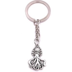 Kal-Pieuvre Octopus Pieuvre Octopus Pendentif En Métal Argenté - Neuf