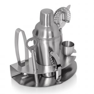 7 Pi&egrave;ces En Acier Inoxydable Barre De Jeu Pour Divertir Vos Invit&eacute;s - Neuf