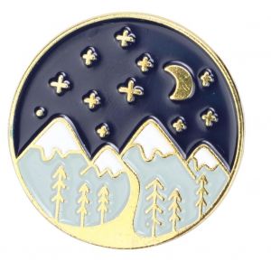 Mignon Dessin Animé Neige Montagne Broche Badge Alliage Revers Pin Écharpe Vêtements Décorationxz1453 - Neuf