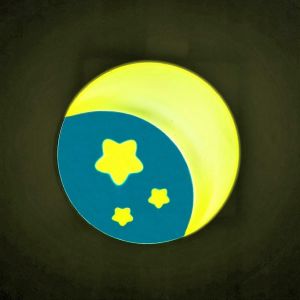 Veilleuse Avec Capteur De Lumi&egrave;re,Veilleuse Led Pour Les Enfants,&Eacute;clairage Automatique De La Lune Et Des &Eacute;toiles Pour La Chambre,Les Escaliers,Le Couloir,La Salle De Bain,La Cuisine (Blanc Chaud) - Neuf