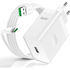 80W Chargeur Rapide Avec Câble Usb C 1M Supervooc Charge Pour Oppo Find X5 X3/2 Neo/Reno12 11 F/10,Chargeur Rapide Charge Vooc Avec Câble Usb Type-C Pour Oneplus 12 12R 11 10 Pro N[CHA8222792] - Neuf