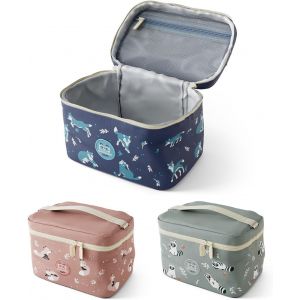 SEPT-u2013 Sac Isotherme Repas Enfant Frosty bleu Wolf u2013 Glacière pour Transporter Lunch Box, Gourde, Accessoires et Encas - Sac Gouter Idéal pour Ecole/Pique-nique u2013 Personnalisable u201 - Neuf