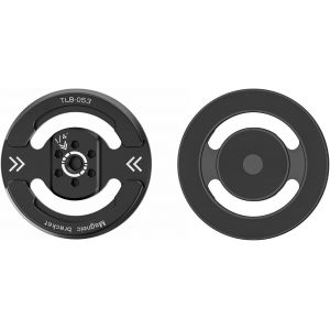 KALANKA-Adaptateur magn&eacute;tique pour tr&eacute;pied de t&eacute;l&eacute;phone portable, avec anneau magn&eacute;tique, avec trous de filetage 6,35 mm/1/4-20 UNC et chaussures froides, compatible avec Magsafe, compatible avec iPh - Neuf