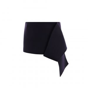 Jupe Mini En Laine Et Cachemire Bleue Prada - Mode Femme - Neuf