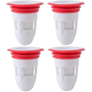 4 pices anti-odeur en caoutchouc Drain de sol Drain douche Draineur pour salle de bain Pas de filtre - Neuf