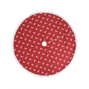 Jupe De Sapin De Style Scandinave Avec Motif De Cerf Pour Les F&ecirc;tes De No&euml;l - Neuf