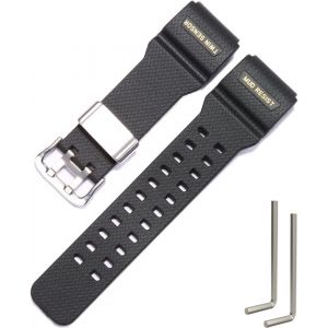 Bracelet De Rechange En Résine Compatible Avec Casio G-Shock Gg-1000 Mudmaster Gsg100 Gwg100 - Boucle En Acier Inoxydable - Neuf