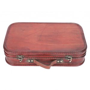 HJLIAN Valise retro, boite en bois antique vintage, sac a main, accessoires de photographie pour studio photo - Neuf
