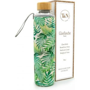 Shiba-Bouteille En Verre De 750 Ml U2013 Gourde De 0,75l Avec Housse En Néoprène U2013 Bouteille D'eau Anti-Fuite U2013 En Verr[1 - Neuf