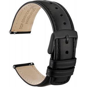 Bracelet De Montre &Agrave; D&eacute;gagement Rapide, Cuir V&eacute;ritable En D&eacute;tresse, Boucle En Acier Inoxydable, Largeur De Bande 18mm 19mm 20mm 22mm 24mm - Neuf