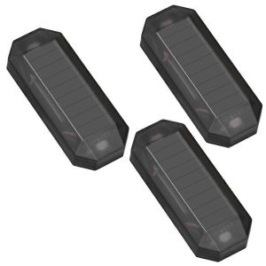 Led Énergie Solaire Lumière D'avertissement De Sécurité Nocturne Alarme Simulée - Neuf