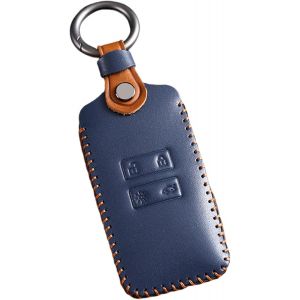 Lbgwp60-Étui De Clé Pour Renault Me 4 Boutons, Étui En Cuir De Qualité Supérieure Pour Renault Me Clio, Durable Pour Renault Me Key Card Case Avec Porte-Clés, Pour Une Sécurité Accrue - Neuf