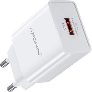 ® Ultra Fast 2.4a Dual Usb Mobile Charger Charger Usb 3.0 Charging Adapter Compatible With Samsung L-Phone Huawei Xiaomi Oppo Realme Lg Tcl Vivo (No Cable) - Neuf