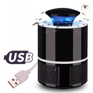 Lampe anti-moustiques, piège à mouches électrique d'intérieur USB Portable UV Fly Killer Lampe électrique anti-moustiques pour la maison, noir - Neuf