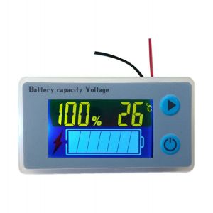Multifonction 10-100v À Écran Lcd Capacité De La Batterie Voltmètre Avec Affichage De La Température - Neuf