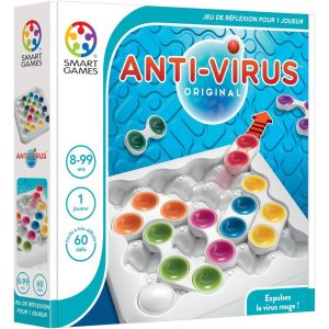 Anti Virus - Jeu De R&eacute;flexion Et De Logique - Expulse Le Virus Rouge - 60 D&eacute;fis De Niveaux Diff&eacute;rents - 1 Joueur - A Partir De 8 Ans[Z1358] - Neuf