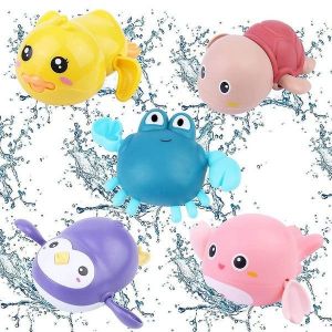 Ensemble De Jouets De Bain Adorables Pour Animaux - Jouets De Natation Amusants Pour B&eacute;b&eacute;s Et Tout-Petits, Aventure S&ucirc;re Et Engageante Pour L'heure Du Bain ! - Neuf