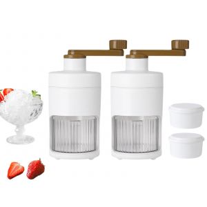 Broyeur &Agrave; Glace Manuel Portable Avec Bac De R&eacute;cup&eacute;ration - Neuf