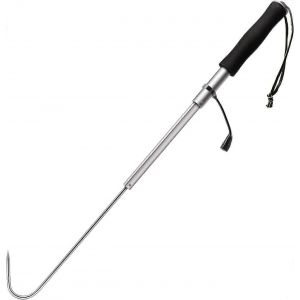 Nouveaux Produits En 2023,Nouvelle Gaffe De Poisson T&eacute;lescopique &Agrave; Trois Sections Avec Hame&ccedil;on De P&ecirc;che En Mer En Acier Inoxydable,Poteau En Alliage D'aluminium - Neuf