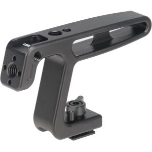 Mini Top Camera Grip with Cold Shoe Mount for Sony / Nikon / Canon Light Vlogging Cameras - Neuf