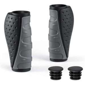 Poign&eacute;es De V&eacute;lo Ergonomiques, Poign&eacute;es De V&eacute;lo Antid&eacute;rapantes, Poign&eacute;es De Guidon De V&eacute;lo Avec Serrure En Aluminium, Pour Vtt/Montagne/Descente/Pliable/Urbain V&eacute;lo - Neuf