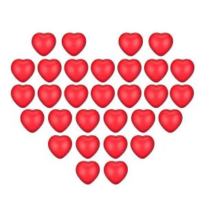 30 pi&egrave;ces balles anti-stress de la Saint-Valentin, balles anti-stress pour la r&eacute;compense du carnaval de l'&eacute;cole, cadeau de sac de f&ecirc;te de la Saint-Valentin - Neuf