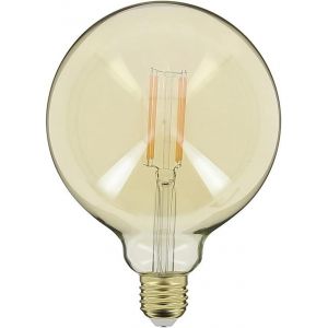Kalanka-Ampoule Vintage G125 Culot E27 - Angle &Eacute;clairage 320&deg;- 7w &Eacute;quivalant 50w 638 Lm - Lumi&egrave;re Blanc Chaud- Rfde800b125a - Neuf