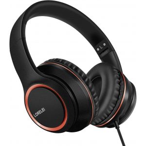 ERYI-X8 Casque Filaire Avec Microphone Avec Ligne En Nylon Anti-N?uds De 1,45 M Et Prise De 3,5 Mm, Léger, Pliable Et Portable Pour Smartphone, Tablette, Ordinateur, Mp3/4 (Noir Sidéral) - Neuf