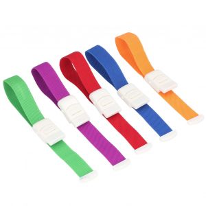 Garrot éLastique De Premiers Secours, 5 PièCes, Bande à Boucle De Garrot D'urgence Pour Sport MéDical En Plein Air à DéGagement Rapide - Neuf