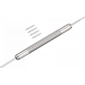 KAL-Lot De 4 Barrettes À Ressort En Acier Inoxydable De 10 Mm Avec Outil De Retrait De Barre À Ressort De 1,5 Mm De Diamètre - Neuf
