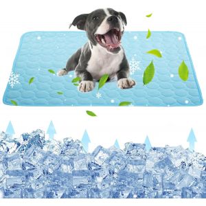 Tapis Rafraîchissant Pour Animaux De Compagnie ¿ Couverture En Soie Glacée ¿ Pour Chats, Lits, Niches, Canapés, Sièges Auto Et Sols - Neuf