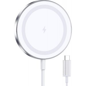 KALANKA-Chargeur sans Fil pour iPhone 17 16 S&eacute;rie, Chargeur Magn&eacute;tique Induction Rapide pour iPhone 15/15 Pro/15 Pro Max/15 Plus/ 14/13/12 S&eacute;rie, Station de Charge pour Air-Pods Pro 3 - Neuf