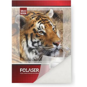 Folaser 10x film autocollant transparent SRA3 320x 450 mm film laser brillant grand format pour imprimante papier autocollant imprimante laser film polyester transparent brillant autocollant - Neuf