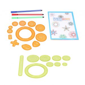 Ensemble De Regles De Peinture Pour Enfants, Jouet De Dessin En Spirale, Roue Dentee Emboitable, Jouets Educatifs 608-121 - Neuf