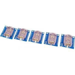 Tiny DS1307 I2C RTC DS1307 24C32 Lot de 5 modules horloge pour Arduino - Neuf