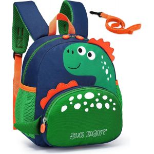 Sac à Dos pour Enfant Petit Cartable Garcon Scolaire Maternelle Sac à Dos Mignon Animaux Sac a Dos Ecole Primaire Étanche Respirant pour Bébé 1-5 Ans,Dinosaure - Neuf