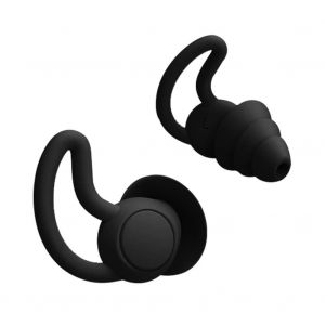 Euty-Bouchons D'oreille En Silicone Souple,Isolation Phonique,Protection,Anti-Bruit,R&eacute;duction Du Bruit,Natation,&Eacute;tanches-Black - Neuf