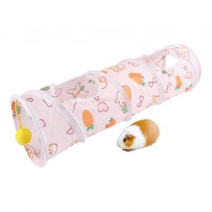 Lapin De Tunnels Pour Les Lapins Pliable Tunnel À Jouer À La Balle Pour L'intérieur Lapins, Cobayes, Les Chinchillas - Neuf