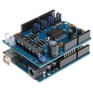 Shield Moteur & Puiss&eacute;nce Pour Arduino Uno, 2 Canaux, Empilable - Whadda - Neuf
