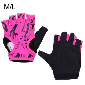 Boodun 1 Paire De Gants De Sport Antiderapants Pour Halterophilie (Rose Rouge, M/L) - Neuf