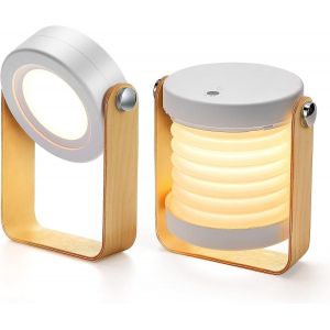 Lampe De Chevet À Lumière Tactile À Intensité Variable,Lampe De Chevet Portable Lampes De Chevet Avec Portabl De Veilleuse Sûre - Neuf