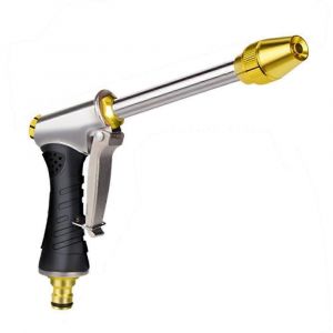Pulvérisateur à main de jardin,pulvérisateur de jardin en métal,pistolet de jardin pistolet de jardin,buse de tuyau d'arrosage à haute pression pour l'arrosage,lavage de voiture,nettoyage de trottoir, - Neuf
