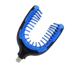 Support De Canne &Agrave; P&ecirc;che. Abs Et Tpr. Robuste Et Durable, Antid&eacute;rapant Et R&eacute;sistant &Agrave; L'usure, Prot&egrave;ge La Canne &Agrave; P&ecirc;che. 6,3 &times; 9,8 Cm. Bleu. - Neuf