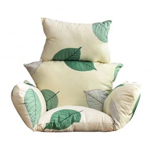 HJLIAN Coussin de chaise suspendue pour chaise ouf, coussin de chaise suspendue en rotin, lavable, antiderapant, doux, pour decoration de jardin interieur - Neuf