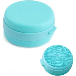 Brosse Pour Le Corps En Silicone,Brosse De Douche Exfoliante Pour Le Corps,Brosse De Douche En Silicone Avec Utilisation De Savon De Toilette,Massage De Douche,Brosse De Douche En Mousse Riche - Neuf