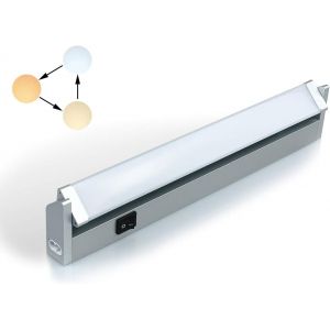 TIANYI-Réglette LED Orientable avec Interrupteur, Luminaire Sous Meuble Lumière Réglables pour Cuisine/Armoire/Placard/Escalier/Couloir 3000K 4000K 6000K (Court) - Neuf