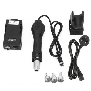 Pistolet a air chaud numerique portable 8858, station de soudage pour reparation de produits electroniques, prise britannique 220 V - Neuf
