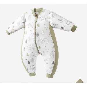 Gigoteuse D'hiver Pour Bébé Avec Pieds, Gigoteuse Épaisse Pour Tout-Petit, Gigoteuse D'hiver Pour Bébé Avec Pieds, Couverture Douce Et Portable B - Neuf
