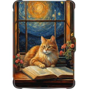 Coque Kobo Clara Hd 2018 Etui Cuir Silicone Flip 360° Automatique Veille Ou Réveil Magnétique Case Airbag Antichoc Nuage Mer Feuille Fleur Etanche Housse Pour Kobo Clara 2018 Hd Éc[Coq9129560] - Neuf